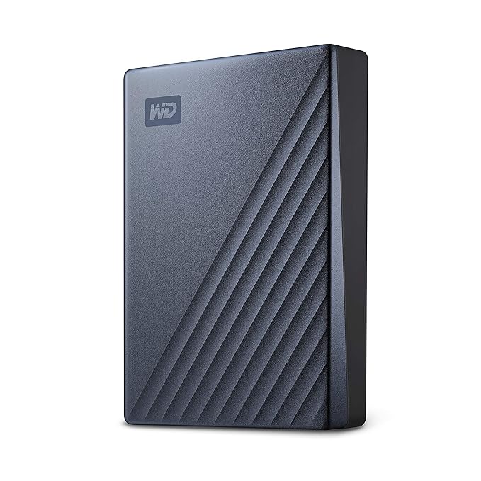 WD Western Digital My Passport Ultra 6TB Blue- Portable USB_C Hard Drive Worldwide.